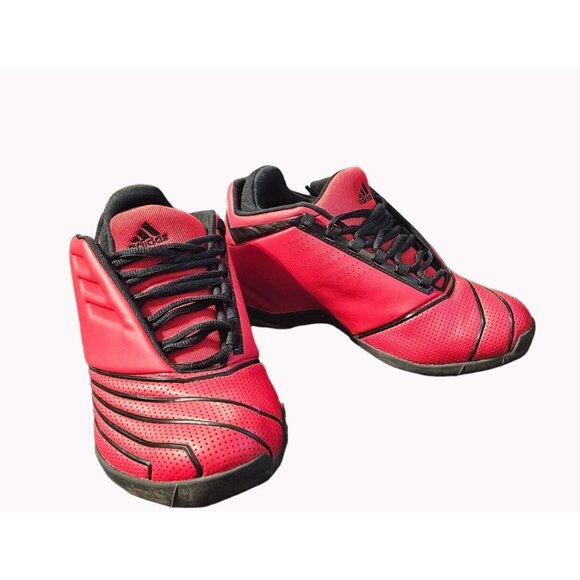 Adidas T-mac 2 Restomod Rockets Basketball Shoes GY2135 Red Black Men's Size 8.5 - Picture 8 of 13
